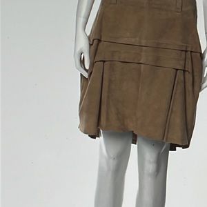 BOHO CHIC BRUNELLO CUCINELLI SUEDE SKIRT MARKDOWN